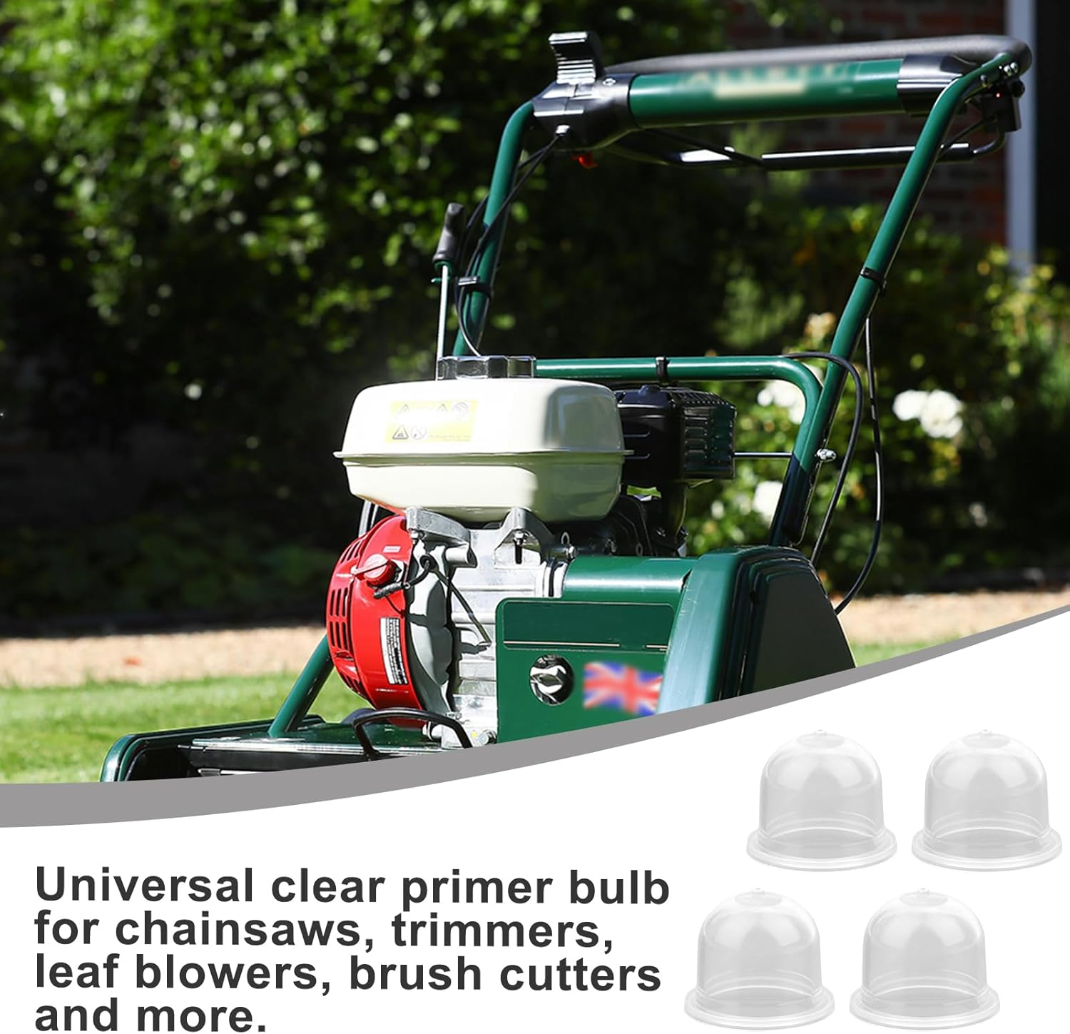NQEUEPN 6Pcs Primer Bulb Replacements, Fuel Primer Bulb/Ball Compatible with Homelite Ryobi Poulan Craftsman Zama Walbro Carburetor Primer Bulb Pump for Blower Brush Trimmer Cutter Gas image number 1