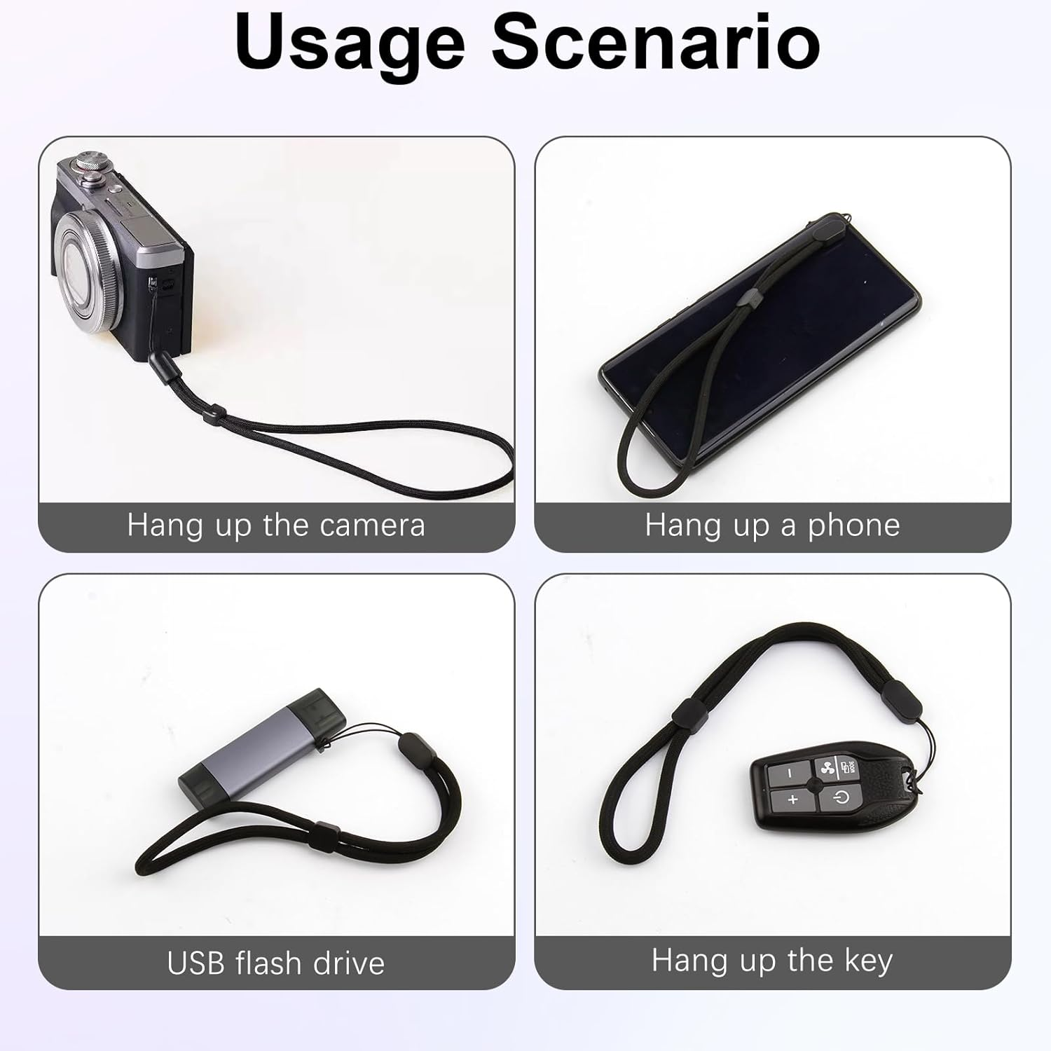 6 Pcs Wrist Strap Lanyard - Adjustable & Secure Wrist Strap Lanyard for Mobile Phones, Perfect for Everyday Use, Travel, Gym & Outdoor Activities, Design for Keys, Cameras, Gaming Consoles & More image number 1