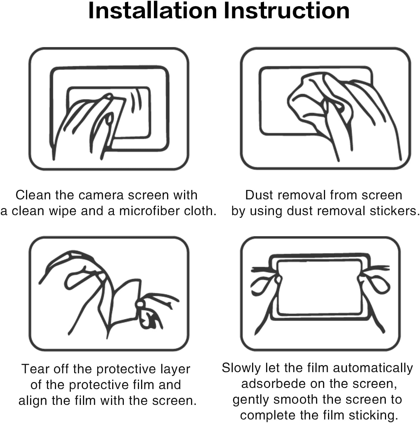 Rieibi (3 Packs) Screen Protector for Fujifilm X-Pro2 XPRO2 Digital Camera, 0.33Mm 9H Hardness Tempered Glass Film for Fuji X-Pro 2 X-Pro-2 Anti-Fingerprint Anti-Scratch Ultra-Clear image number 5