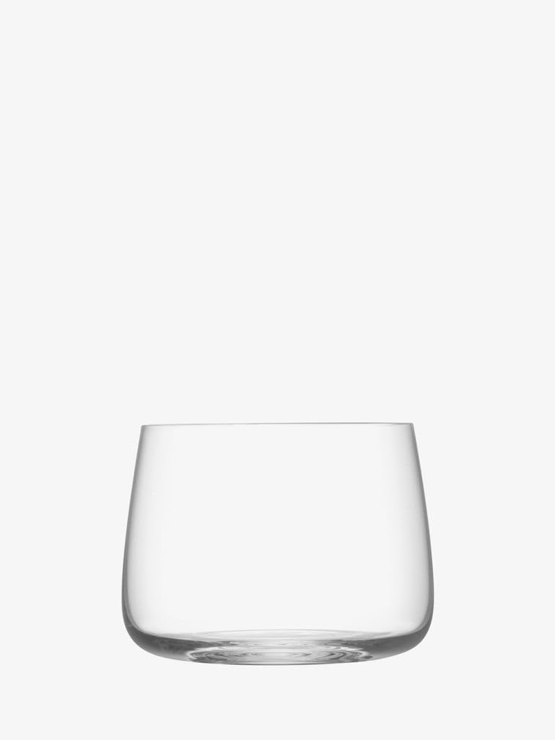 LSA International Metropolitan Stemless Glass 360Ml Clear | Set of 4 | Dishwasher Safe | MW01 image number 1