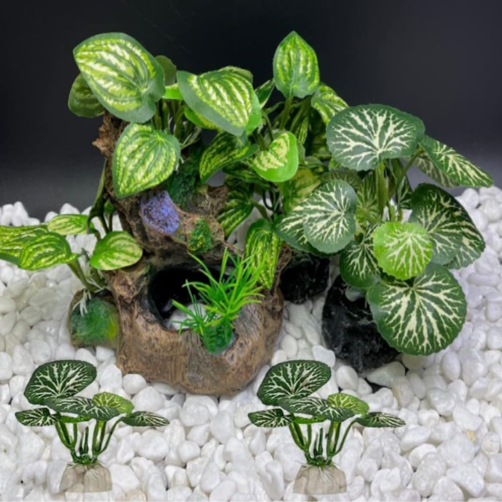 Fish Tank Decorations,Artificial Plant Goldfish Waterscape Aquarium Decor,Applicable to Office and Household Simulation Fish Tank Plants image number 4