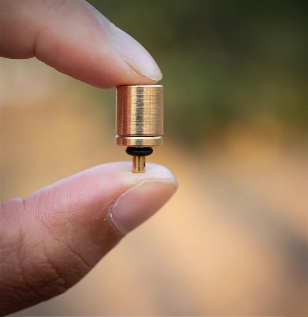 PQCLXUYA 2 PCS Butane Refill Adapter, Inflatable Valve Adapter for Butane Cylinder Gas Tank, Outdoor Camping Hiking Burner and Picnics