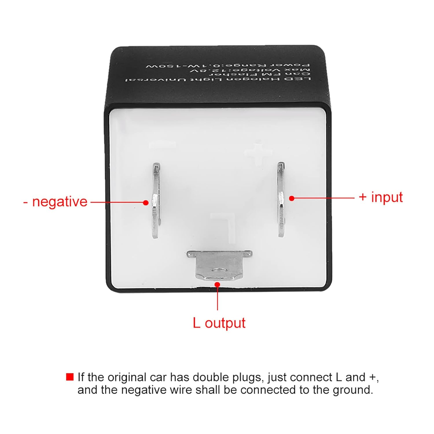 QANYEGN 3 Pin LED Flasher Relay, Motorcycle Turn Signal Flasher, Turn Signal Adjustable Flasher, Enhances Vehicle Safety, Suitable for Cars and Motorcycles image number 1