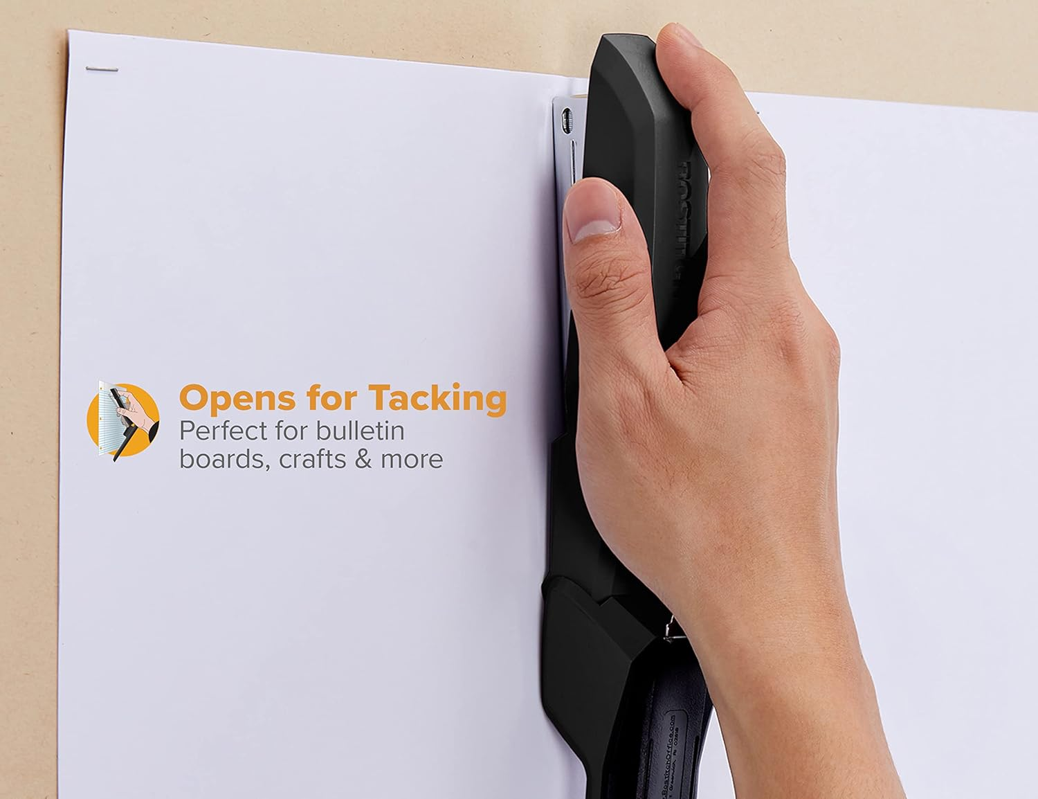 Bostitch Ascend 3 in 1 Stapler with Integrated Remover & Staple Storage, Value Pack with Staples & Remover (B210-CC) image number 1