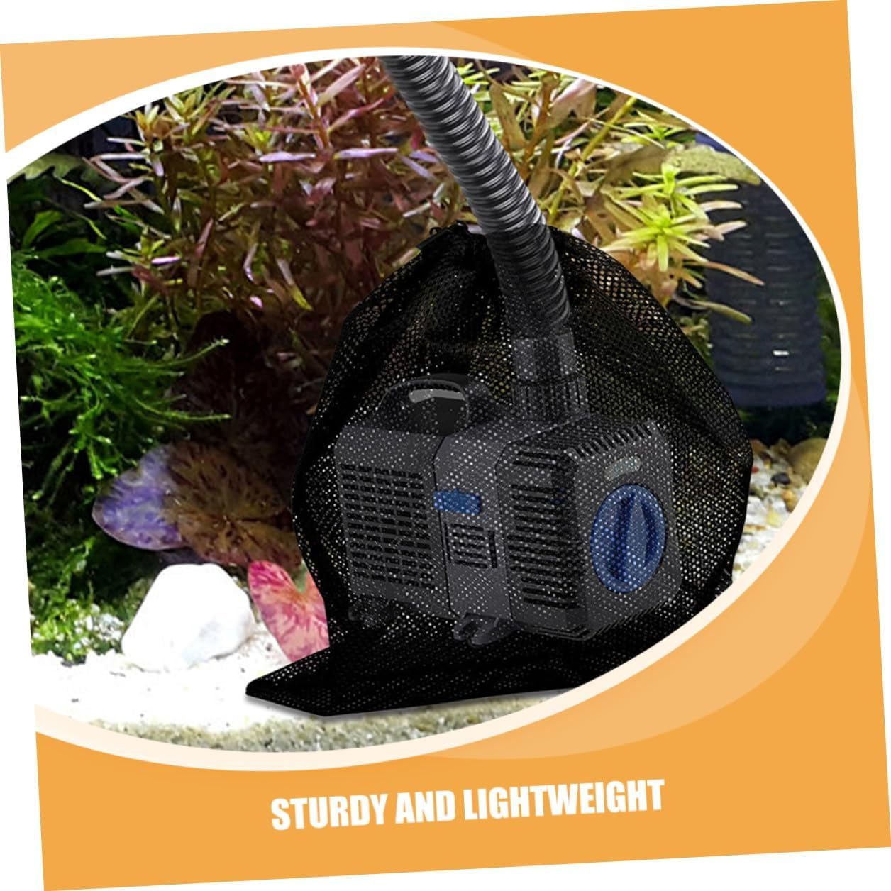 NUOBESTY 4Pcs Pump Filter Bags with Drawstring Mesh Pool Vacuum Filter Pouches for Aquarium and Outdoor Water Pumps Prevent Debris Damage and Clogging Easy to Use and Protect Equipment image number 2