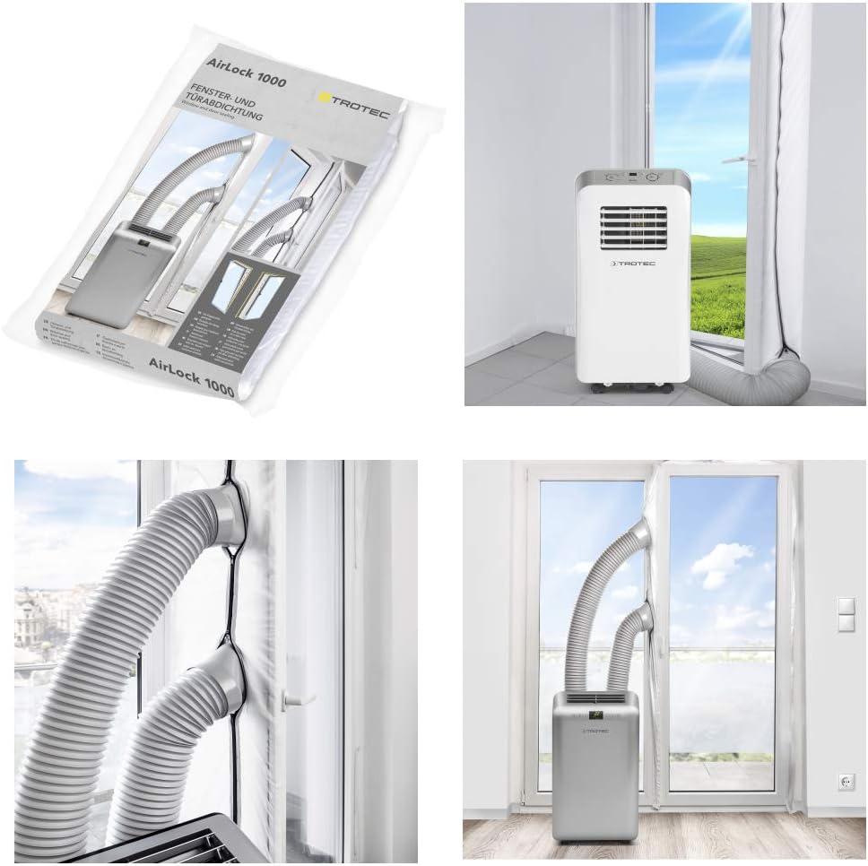 TROTEC Impermeabilizaci&oacute;n De Ventanas Del Suelo Al Techo Y Puertas Airlock 1000, Resistant Al Agua Y Lavable, Funcional, Ahorro En Consumo De Energ&iacute;a image number 2