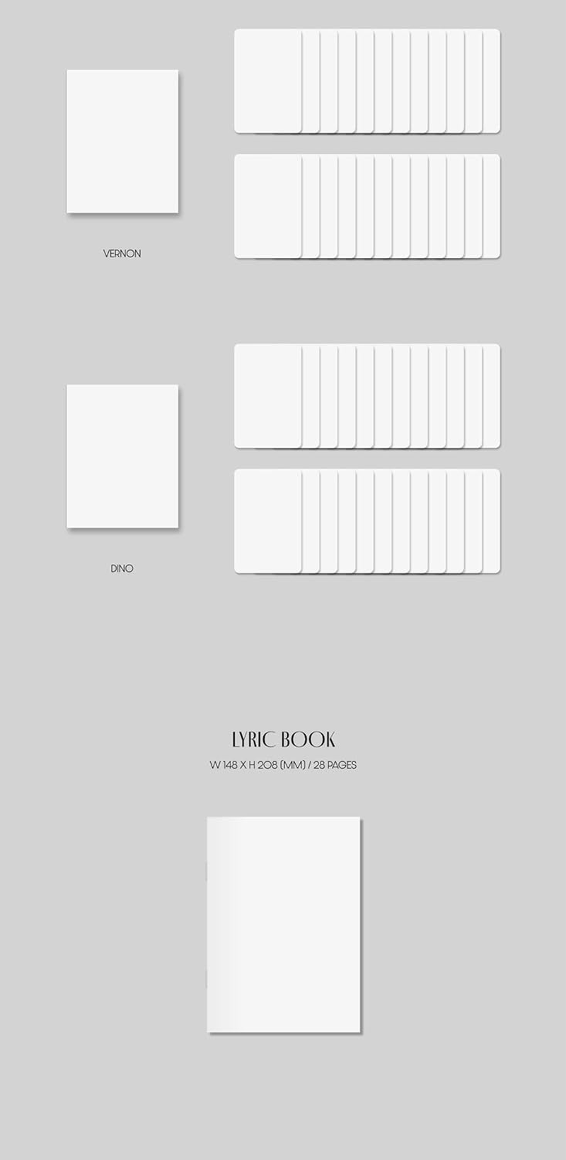 SEVENTEEN 17 IS RIGHT HERE Best Album Dear Version Cd+24P Booklet+28P Lyric Book+4P Photocard+Tracking Sealed image number 3