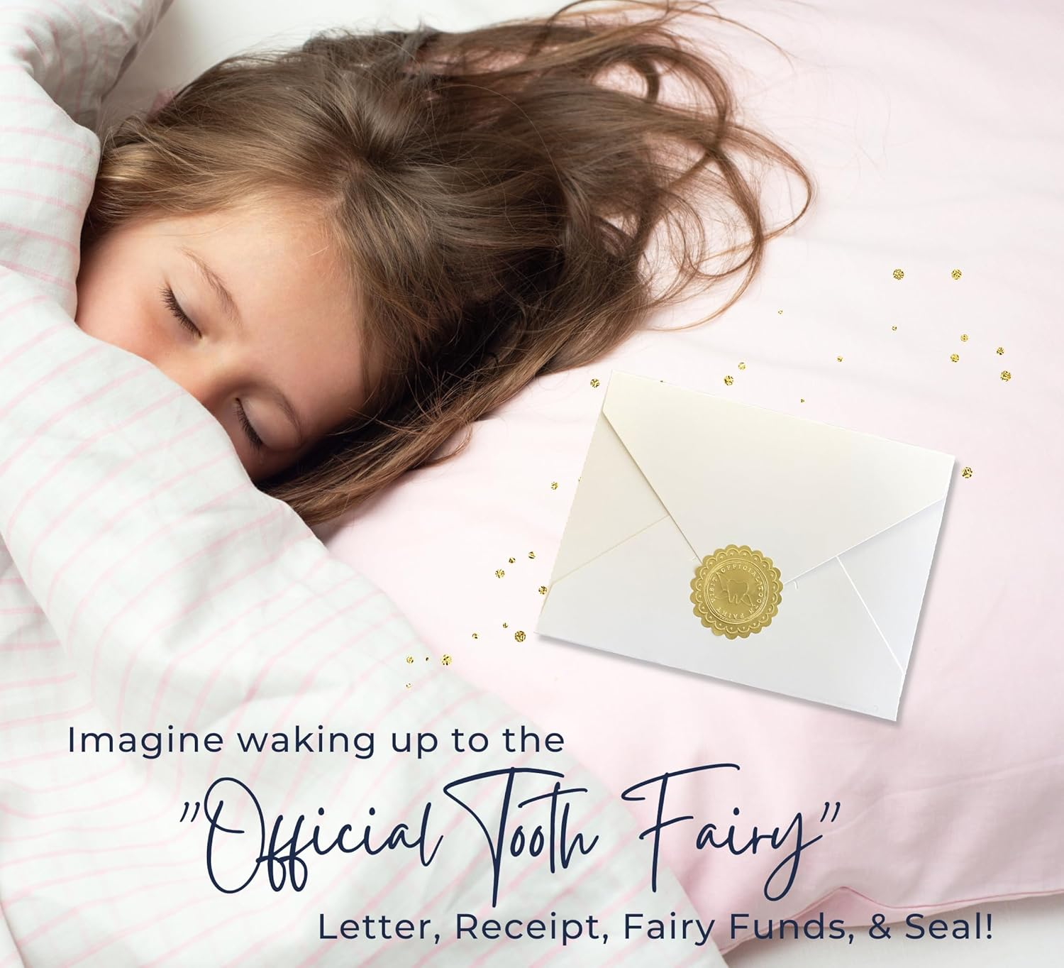 Tooth Fairy Letter Kit & Tooth Fairy Book for Boys and Girls | Tooth Fairy Gift | Tooth Book & Tooth Fairy Kit W/Tooth Receipts, Tooth Fairy Letters & More | 6X9 Softcover image number 3