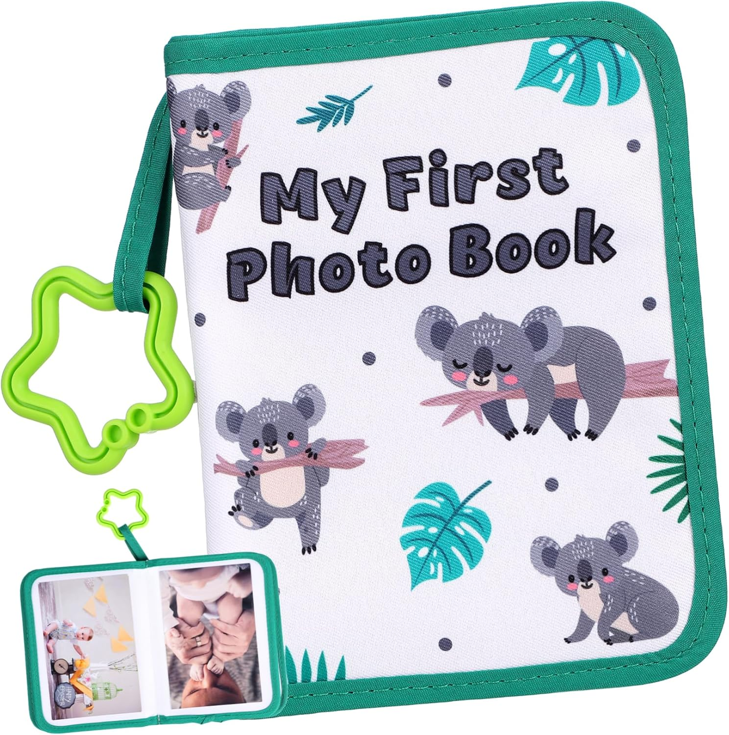 Kisangel Cloth Photo Album Growth Record Book for Boy Girl Soft Design Shower and Memory Keeper for Families image number 5