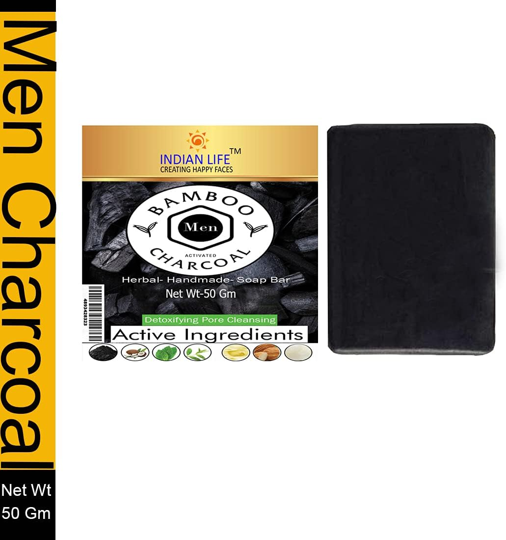 Luxurious Handmade Soap for Bridal Grooming Aloe Vera- Cinnamon-Banana-Kumkumadi- Men Charcoal Paraben Free|Sls Free| Mineral Oil Free(Pack of 5) 50 Gm Each image number 6