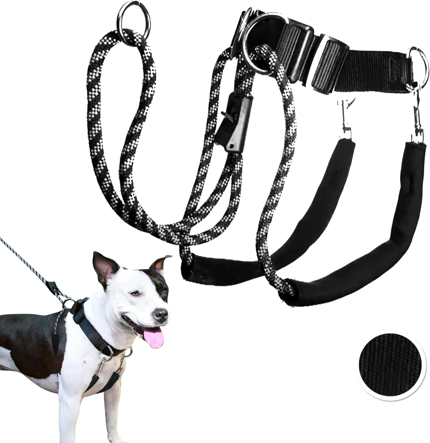 Sporn Big Dog Original Training Dog Halter Black Medium