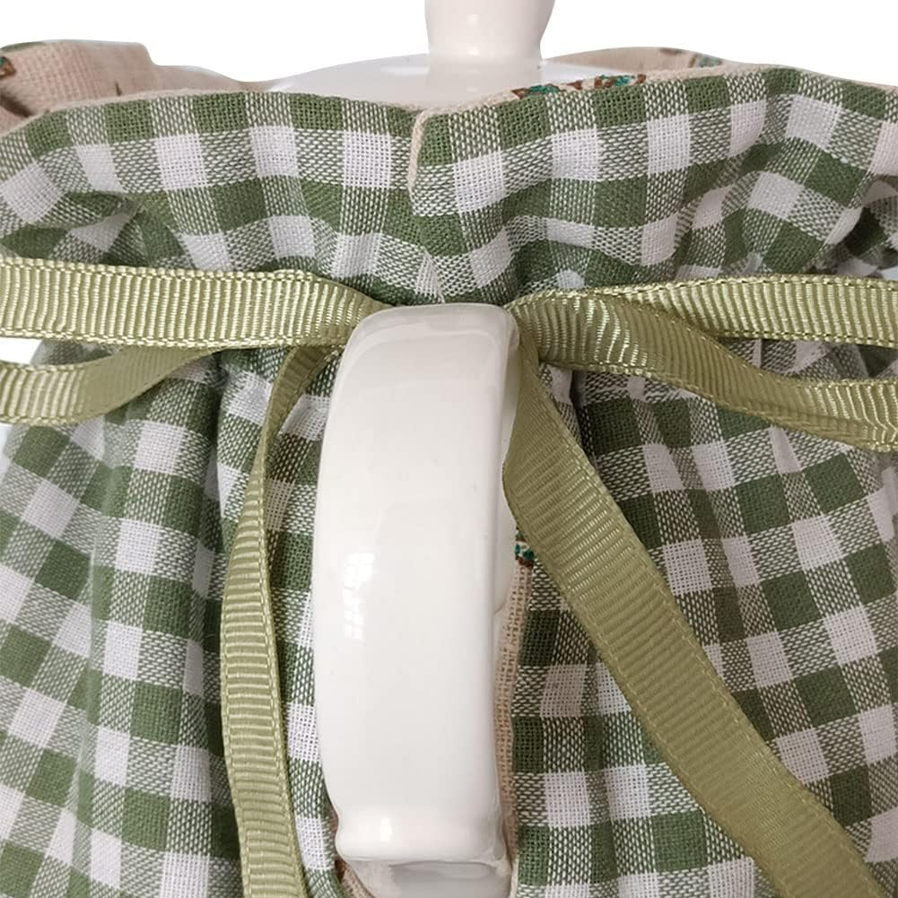 Tea Pot Cozies, Cotton Vintage Floral Teapot Dust Cover Tea Cosy, Kitchen Home Decorative Tea Pots Cozy with Insulation Pad for Housewife, Friend, Mom (Color #22) - Color 15 image number 2
