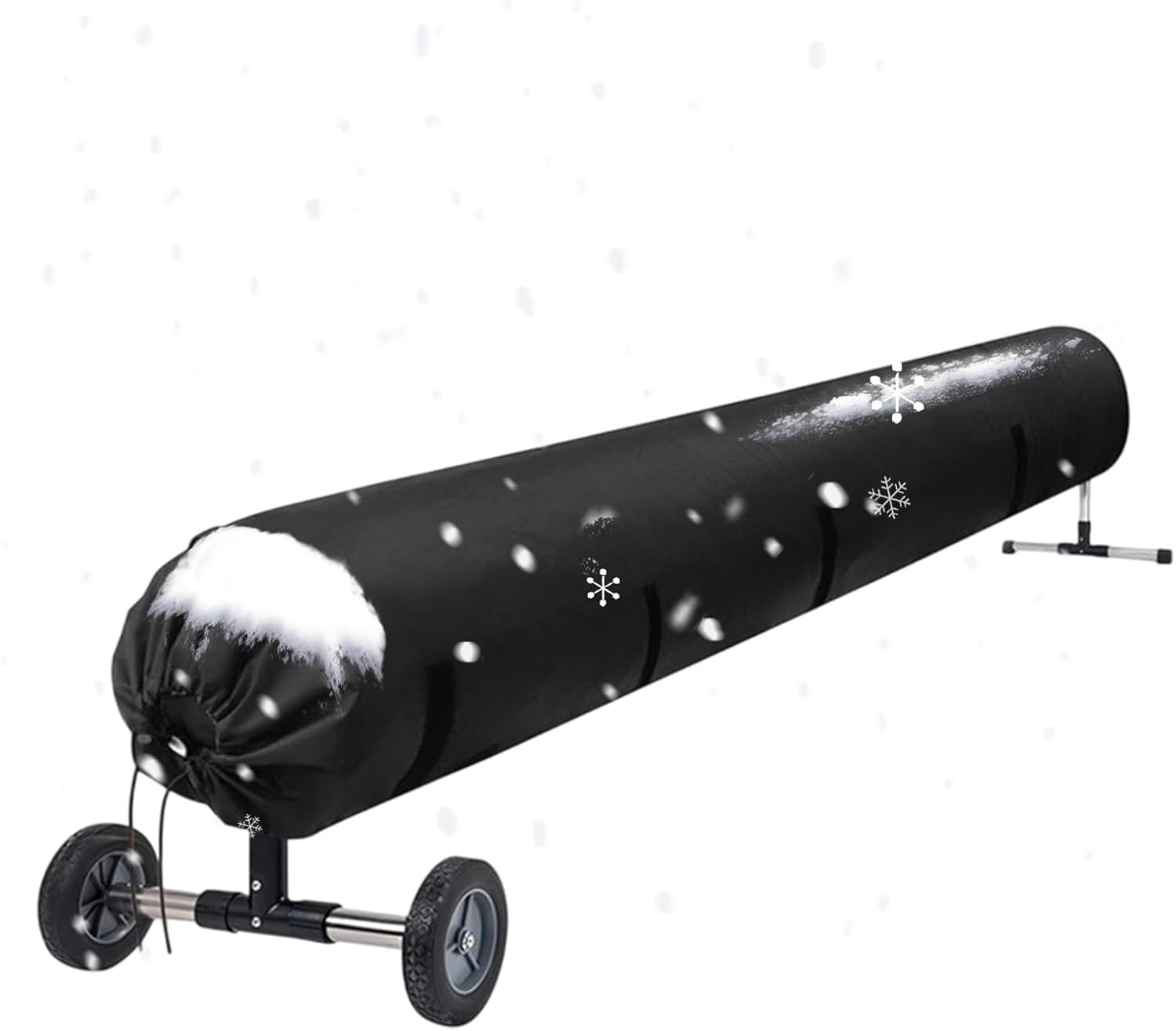 Swimming Pool Solar Roll Cover, Winter Cover, Waterproof Solar Cover, Pool Solar Blanket, Reel Cover, , Easy to Clean for Pool Accessories (16 FT: 490 Cm) - 16Ft:490Cm image number 3