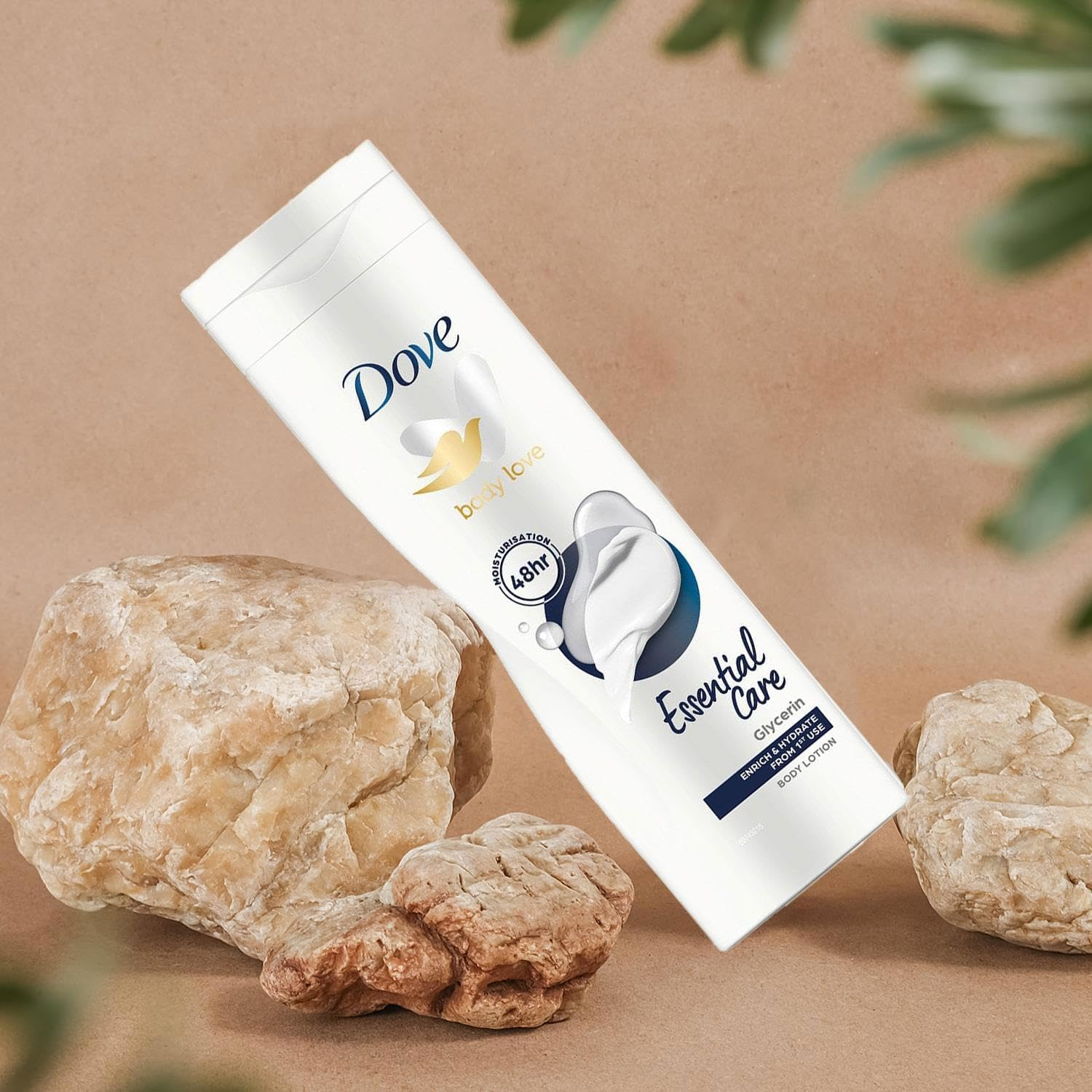 Dove Essential Nourishment Body Lotion - Dry Skin (250Ml) - Pack of 2 image number 1