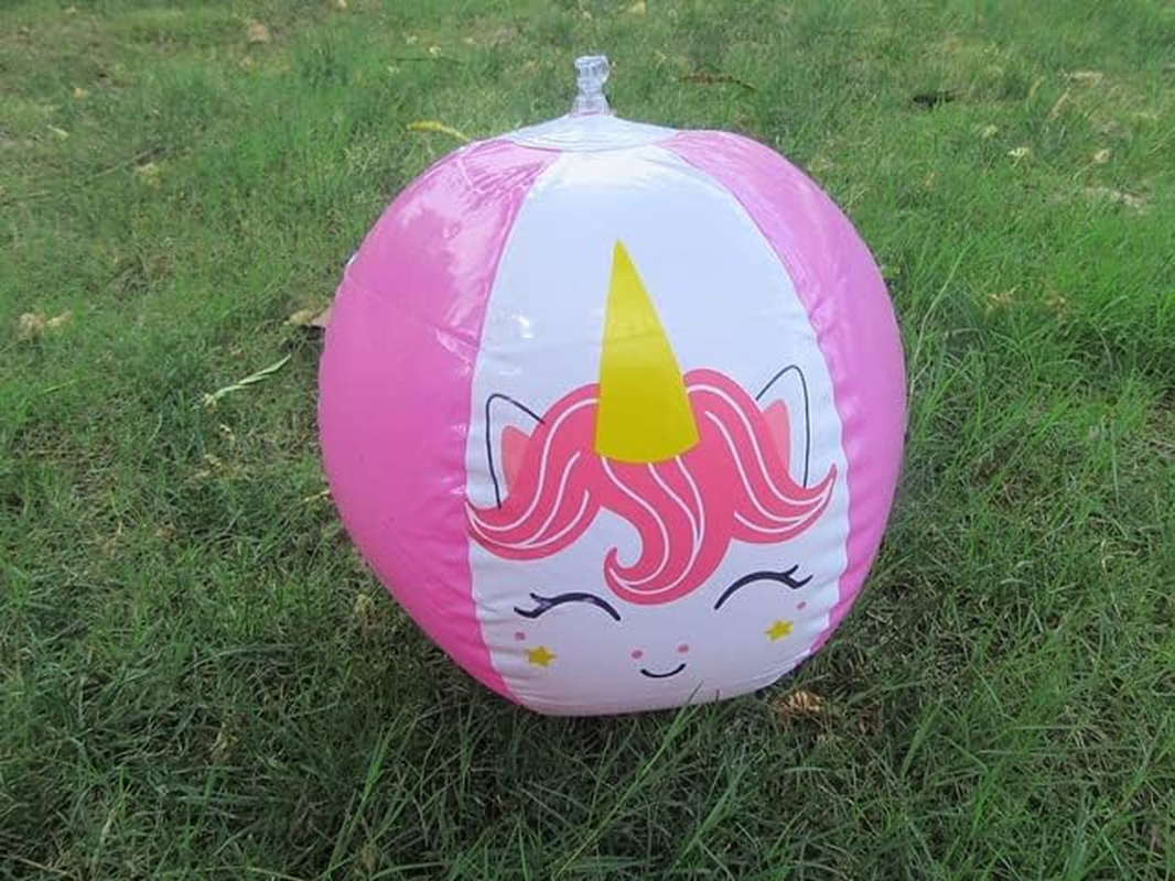 12Pcs Inflatable Unicorn Beach Ball Pool Party Fun Outdoor Toy