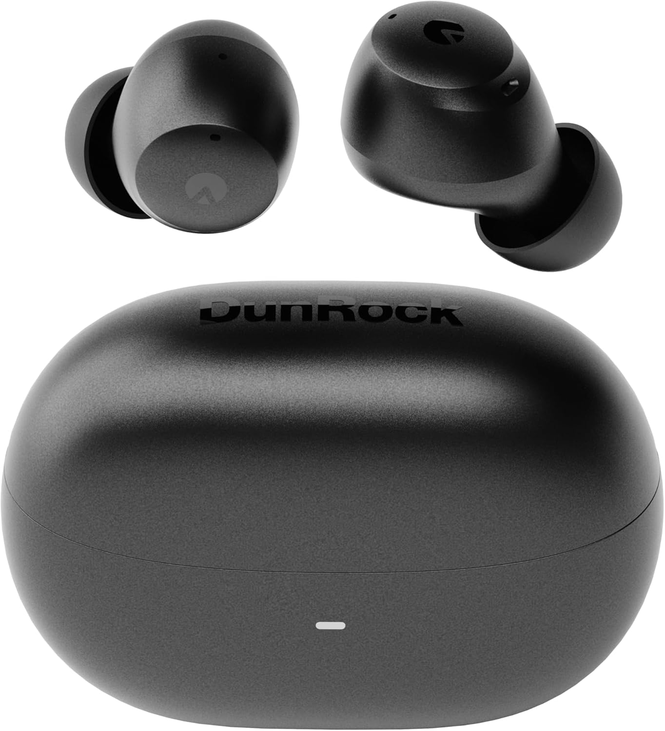 Dunrock Pop Bluetooth 5.3 In-Ear Headphones - Wireless with Hybrid ANC, Transparency Mode, App Control, 32H Battery, 6 ENC Microphones, Touch, USB-C - True Wireless for Calls, Sports & Travel - Black image number 5