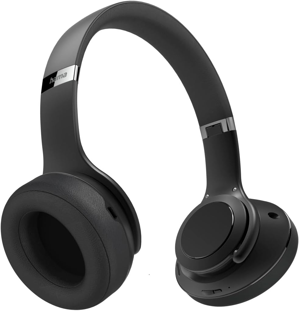 Hama Bluetooth&reg; Passion Turn Over-Ear Speaker EQ Foldable Headphones - Black image number 7