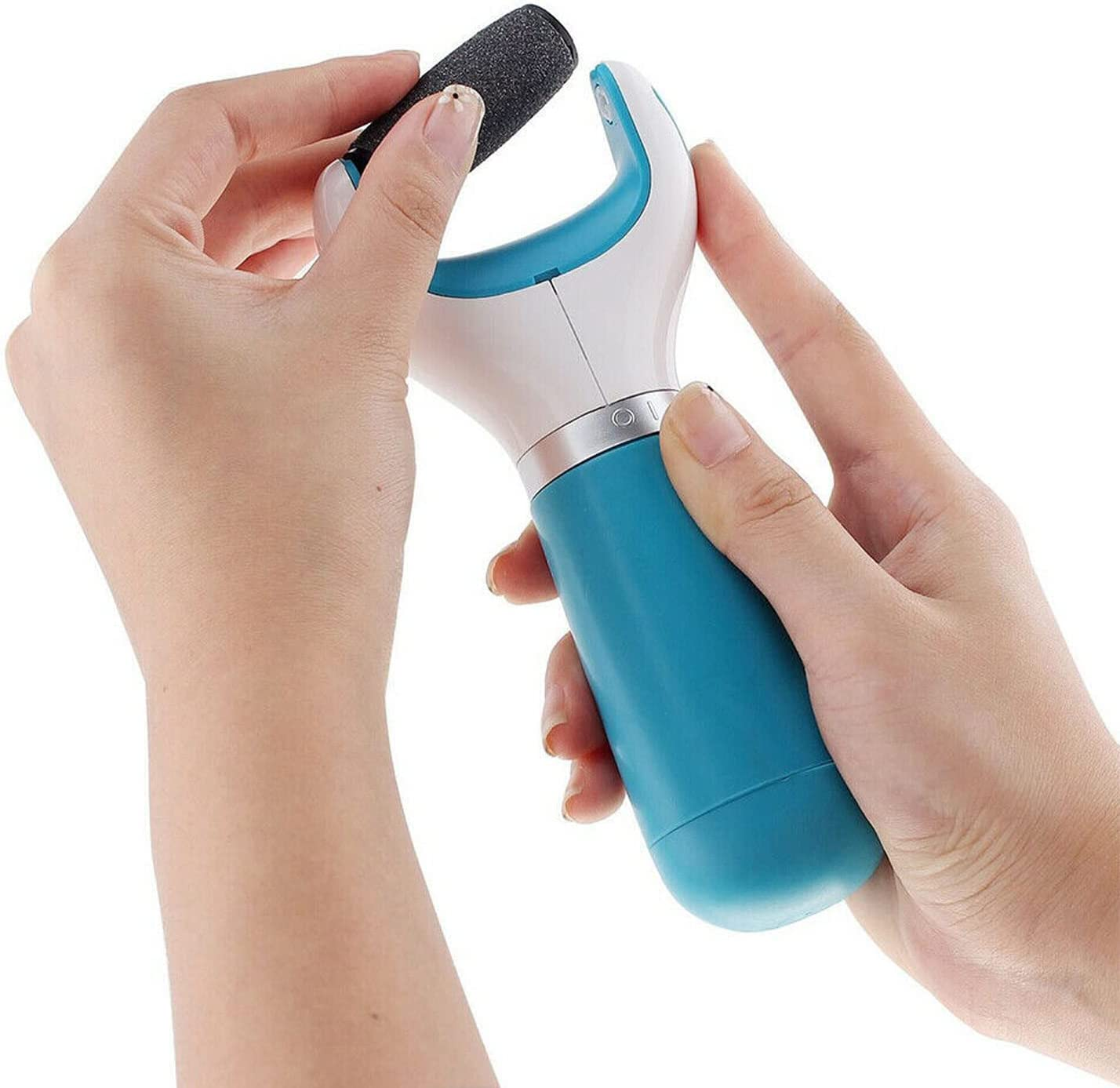 For Scholl Velvet Smooth Express Pedi Foot File Roller Head Refills Foot File Roller Callus Remover (Black) image number 4