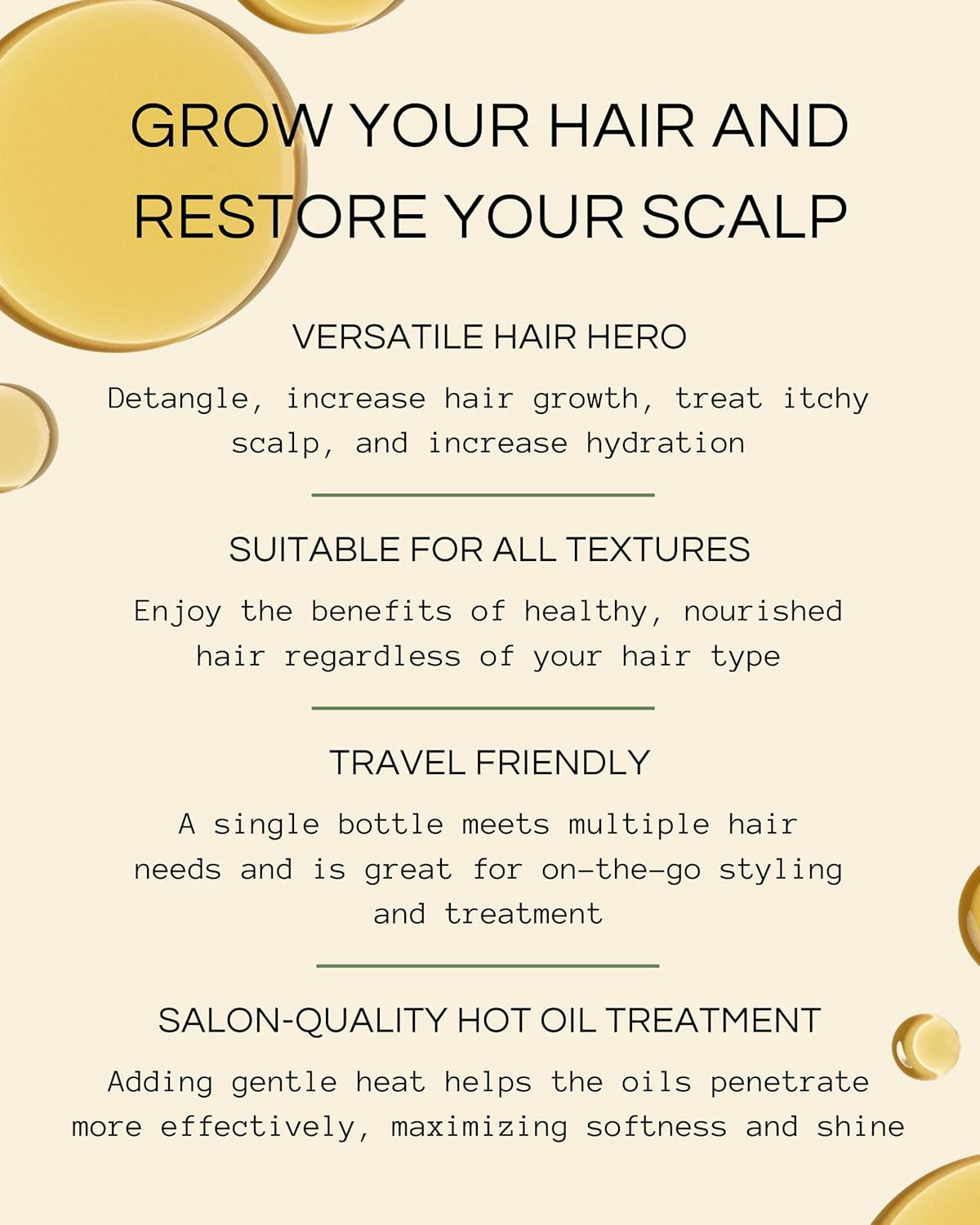 Righteous Roots Rx Hair Oil for Hair Growth, anti Frizz and Thickener Best for Curly, Wavy Natural Hair and Beards. 4Fl Oz (Previously Known as Hair RX) image number 5