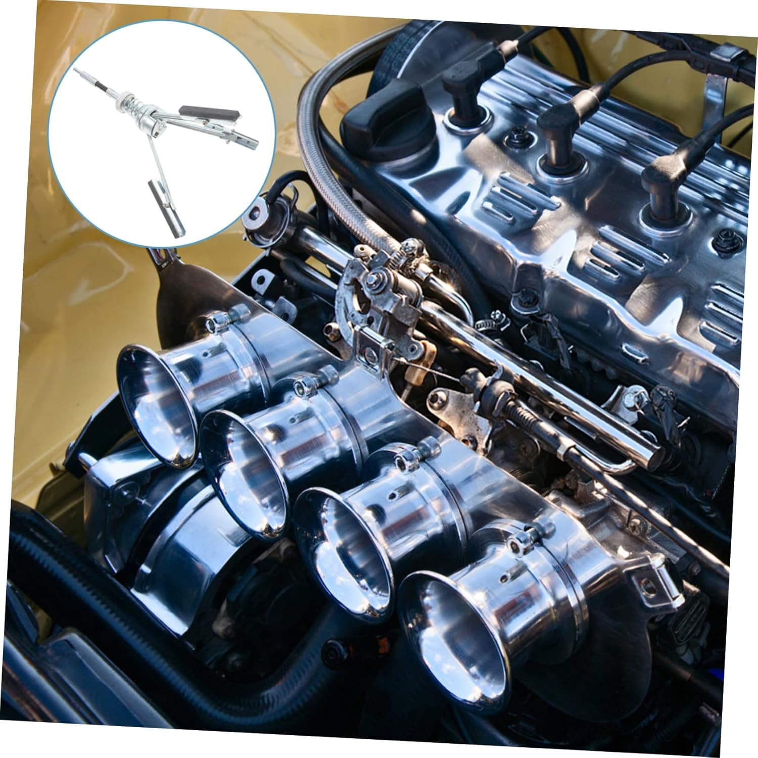 HOMSFOU Engine Cylinder Tool Adjustable Piston with Three-Jaw Design for Internal Grinding Versatile Honing Efficient Polishing and Easy image number 4