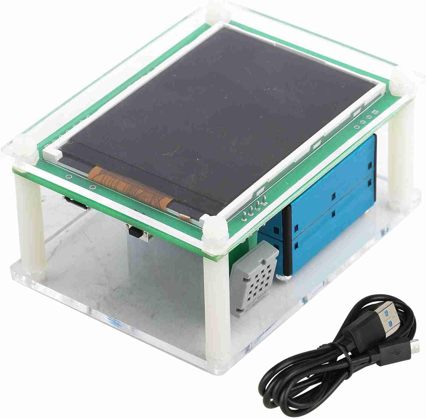 Jectse 2.8'' Air Quality Detector，Multifunctional Digital Car PM2.5 Air Quality Detector Monitor Home Monitor for Home，Office，Car and Outdoors image number 5