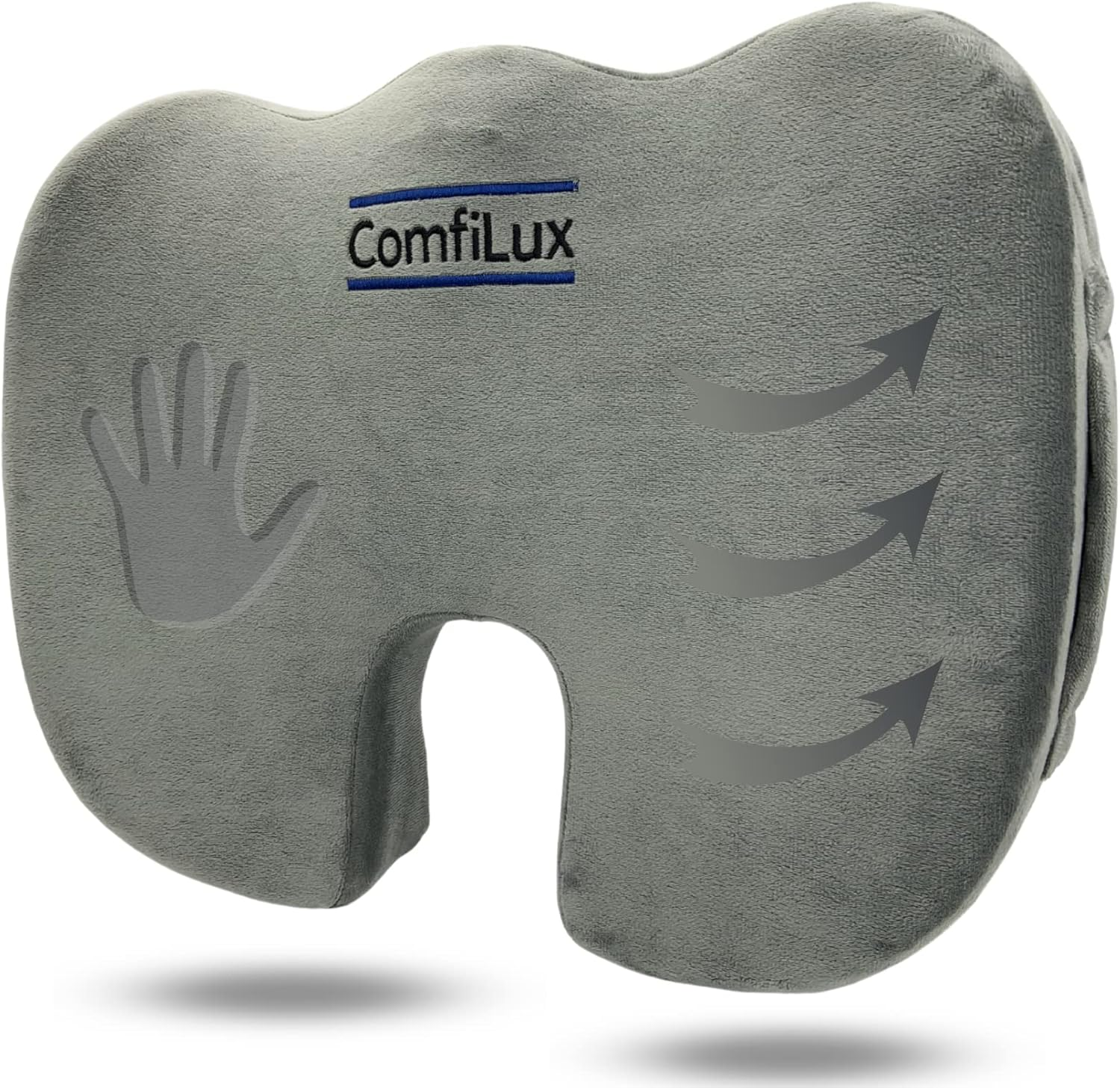 Seat Cushion for Tailbone Pain Relief - Ergonomic Coccyx Pillow for Tailbone Pain - Portable Seat Cushion for Travel, Home, Office, Car Drivers and Computer Desk Chairs image number 1