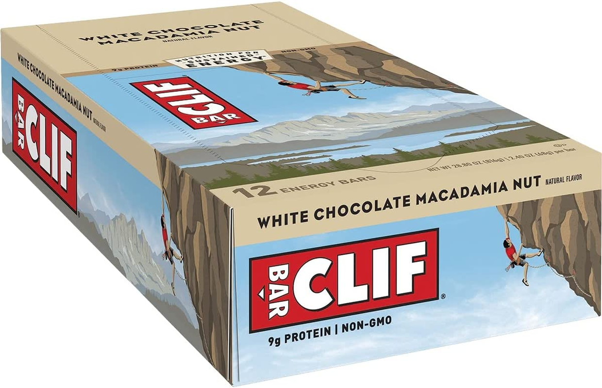 CLIF BAR - White Chocolate Macadamia Nut Flavour - Made with Organic Oats - Non-Gmo - Plant Based - Energy Bars - 68G. (12 Pack) image number 6