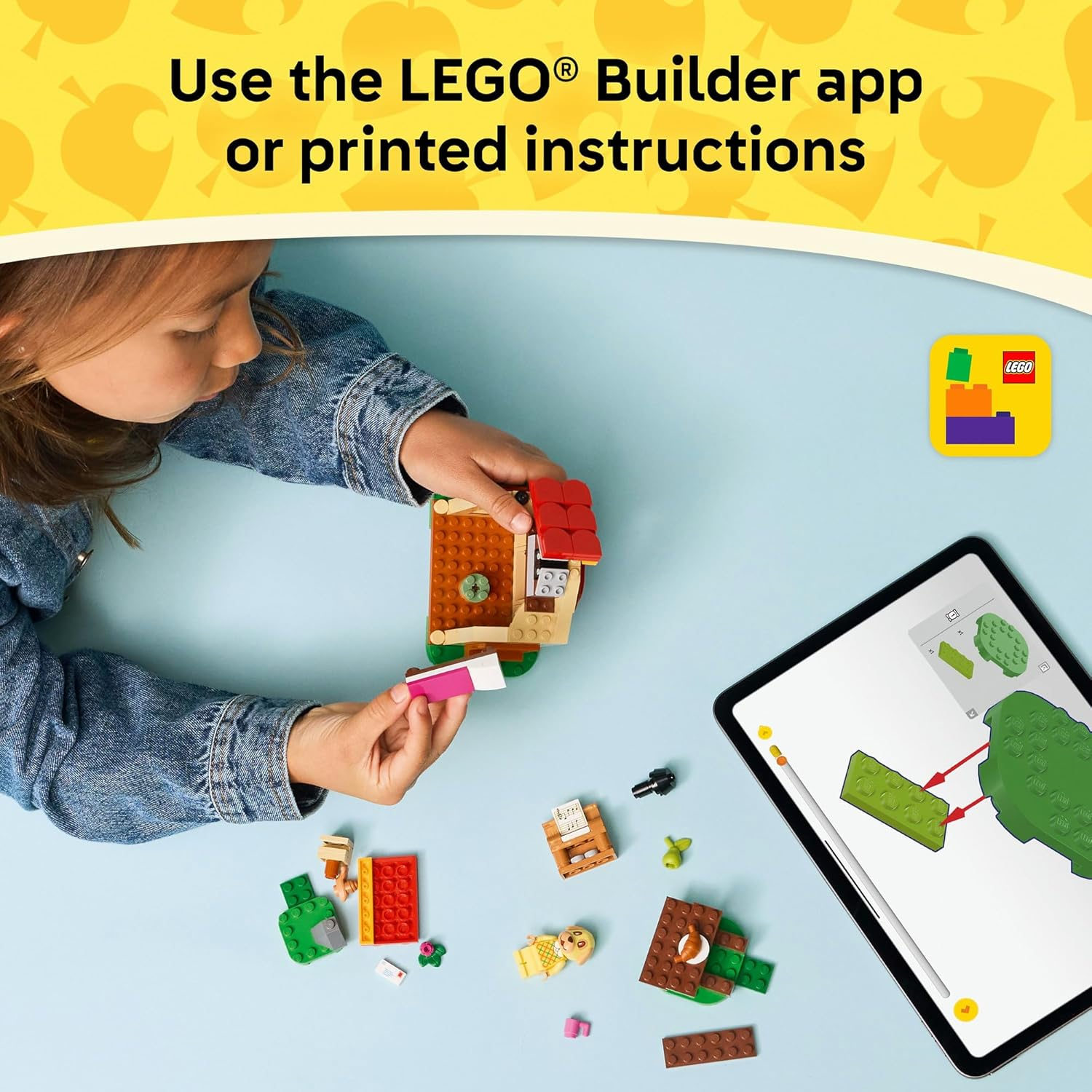 LEGO&reg; Animal Crossing&trade; Goldie&rsquo;S Cosy House 77058 Building Playset, Small Toy with a Dog Minifigure, Video Game Character Playset for Kids, Creative Toy for Girls and Boys Aged 6 Plus image number 1