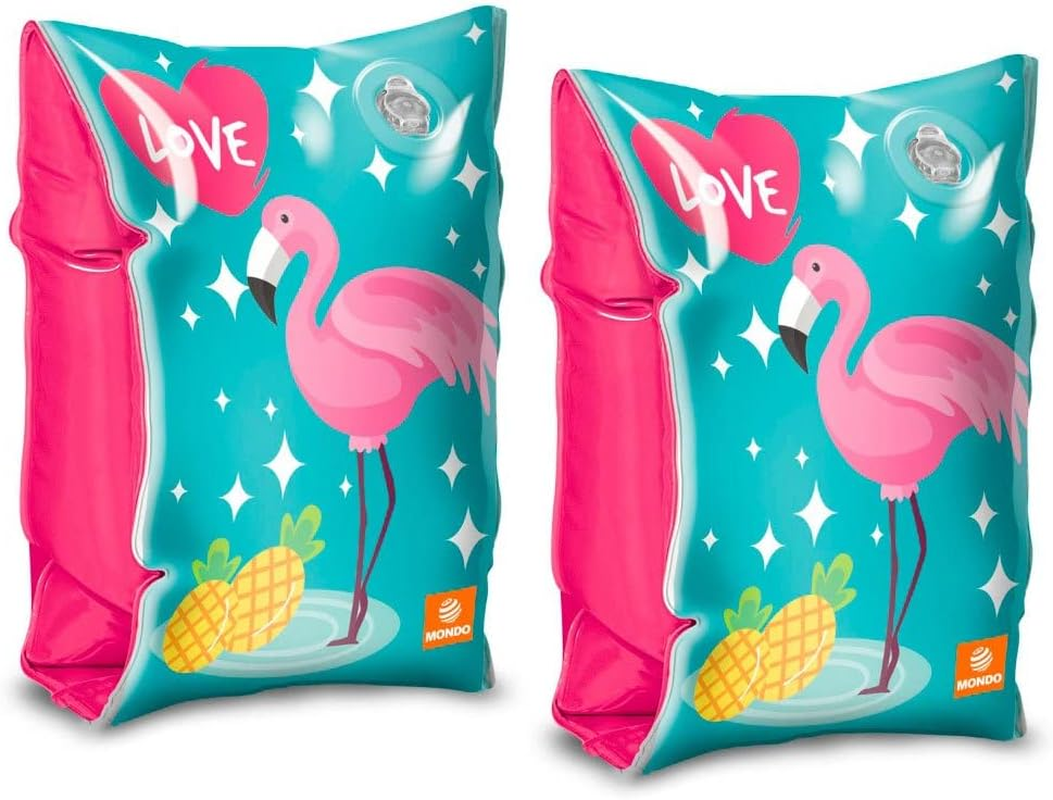 Mondo Toys- Pack of 2 Inflatable Beach and Swimming Bracelets, Multi-Coloured (MD-16707)