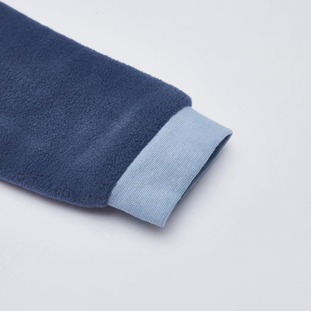 Snugtime Cotton Linedfleece Sleep Suit, Zebra, Size 0 image number 4