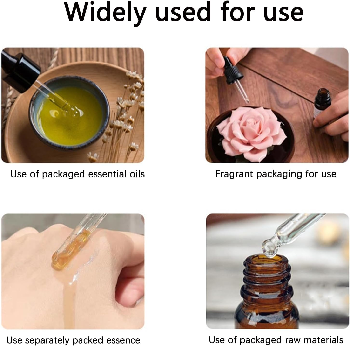 5 Pack 10Ml Amber Boston round Glass Bottles with Leak-Proof Droppers - UV Protection Essential Oil Containers for DIY Skincare, Aromatherapy & Travel (Aussie Crafters Approved) image number 3