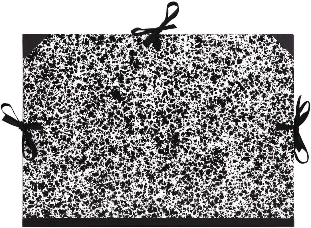 Clairefontaine - Ref 93245C - Annonay Art Folder - A4 Size, Elastic Strap Closure, 30Mm Spine, White Paper Lining, Acid Free - Suitable for Transporting Artwork, Green