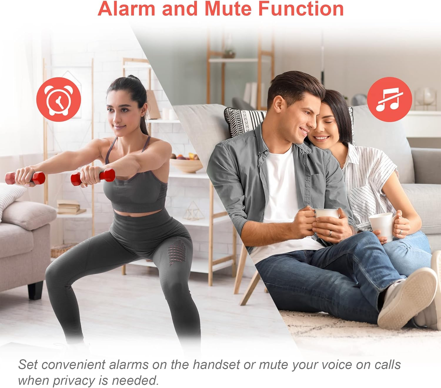 Vtech CS1551 DECT Cordless Phone with Answering Machine and Call Block, 2 Handsets, Intercom, Landline House Phones, White, Caller Id/Call Waiting, Redial, Handsfree, Illuminated Display and Keypad image number 1