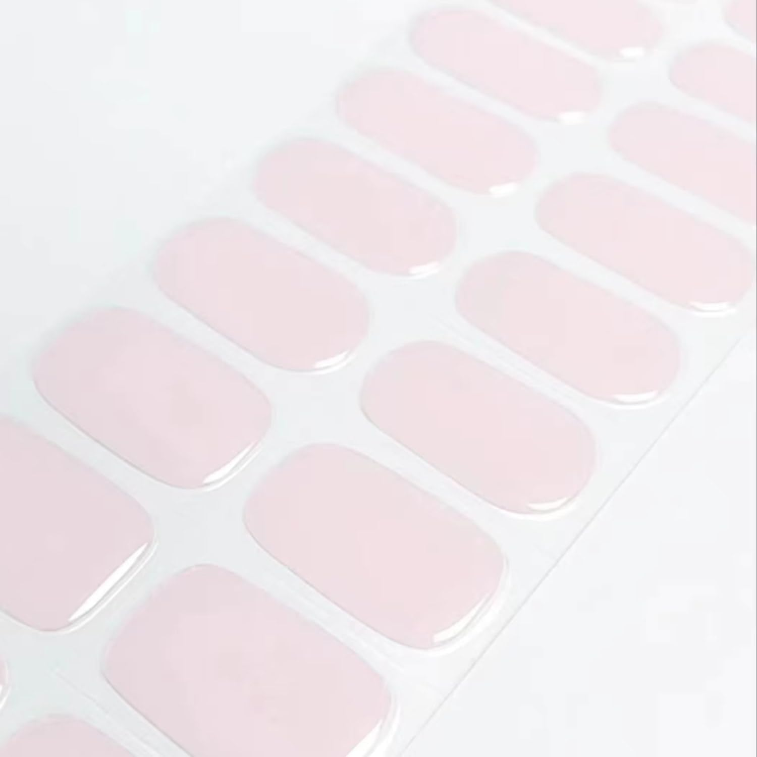 NKA Semi-Cured Gel Nail Strips Kit &ndash; 20 Strips in 10 Sizes &ndash; Quick & Easy Application &ndash; Cures in 60 Seconds &ndash; Includes Mini File, Cuticle Stick & Prep Pads &ndash; Long-Lasting, Pink Silk image number 2