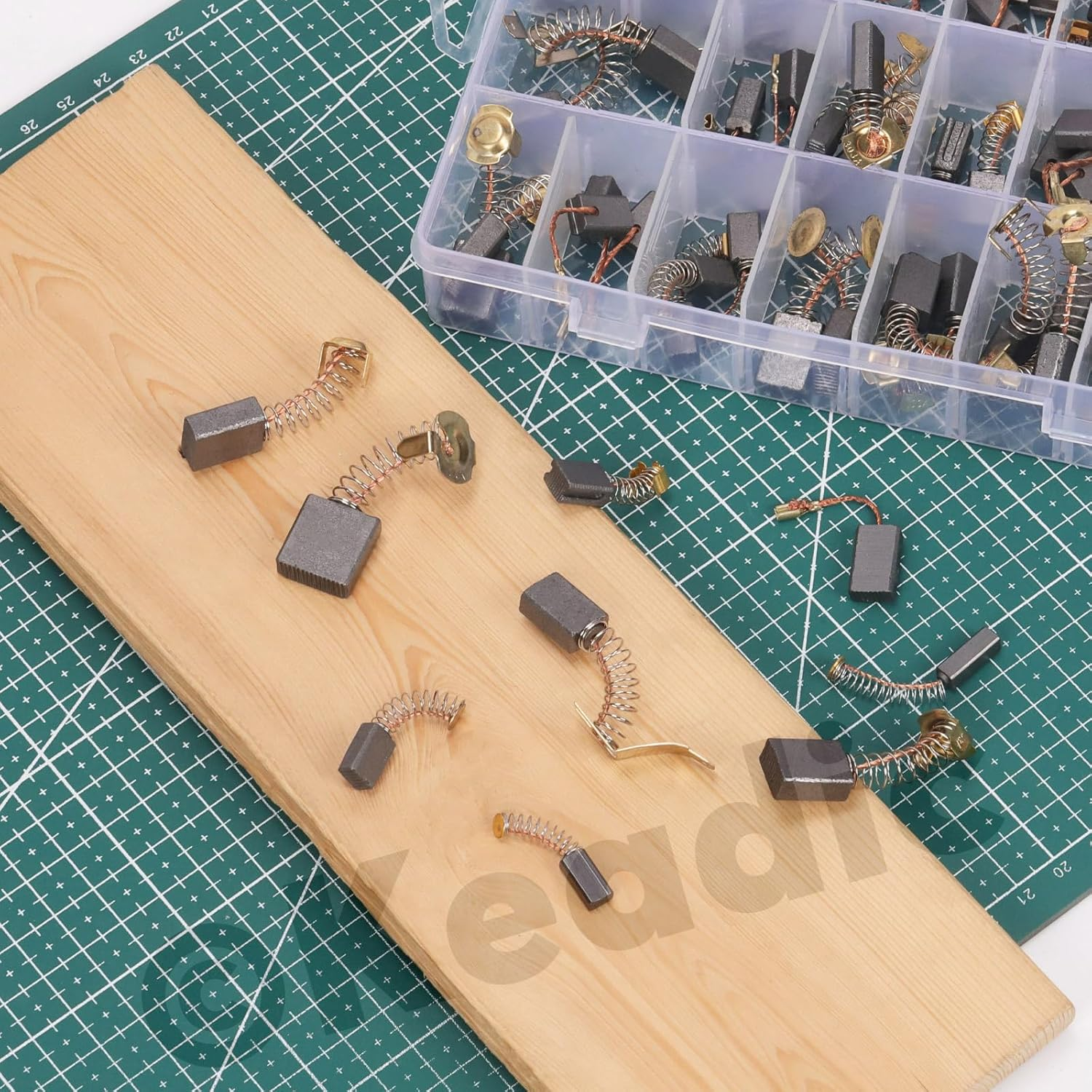 Keadic 69Pcs 23 Sizes Electric Motor Carbon Brushes Replacement Assortment Set, Power Tool Motor Brush for Grinder & Electric Motors image number 6