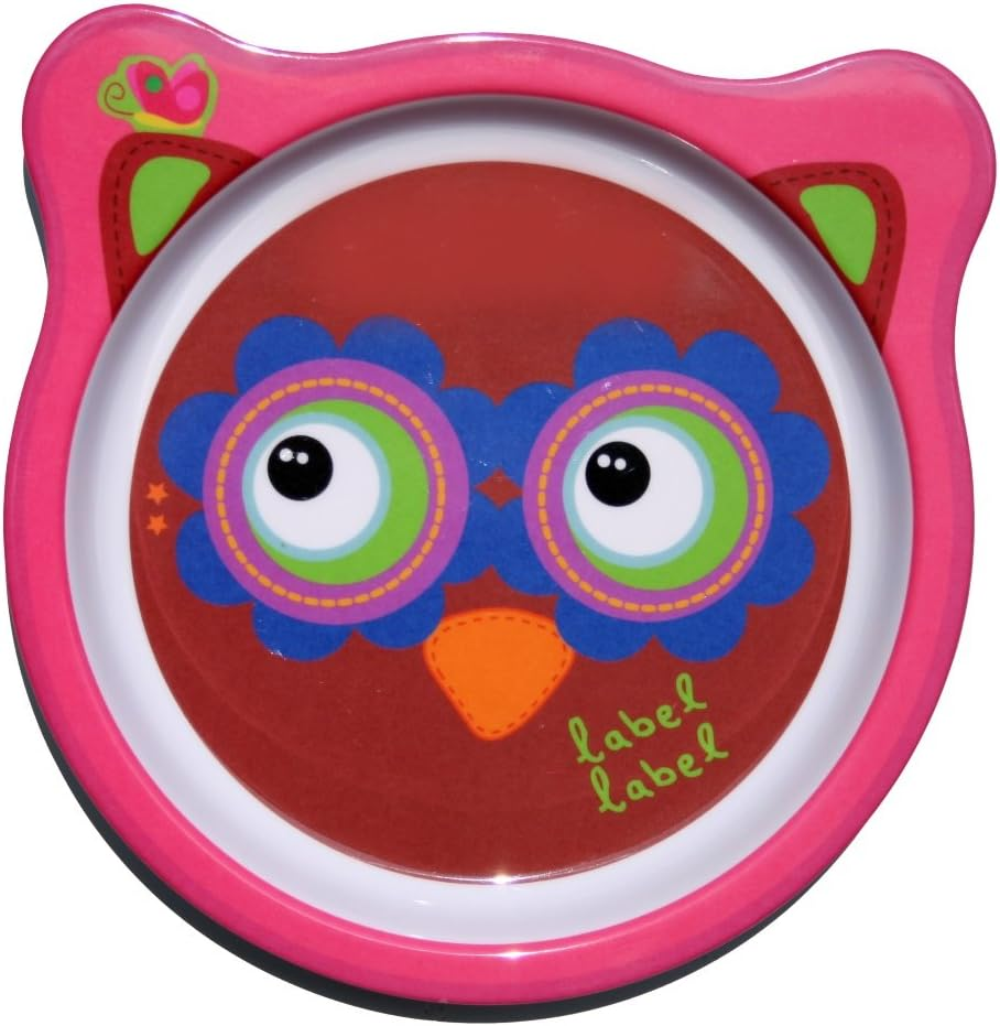 Vital Innovations LL-FR5008 Label Friends Plate Owl (Girl)