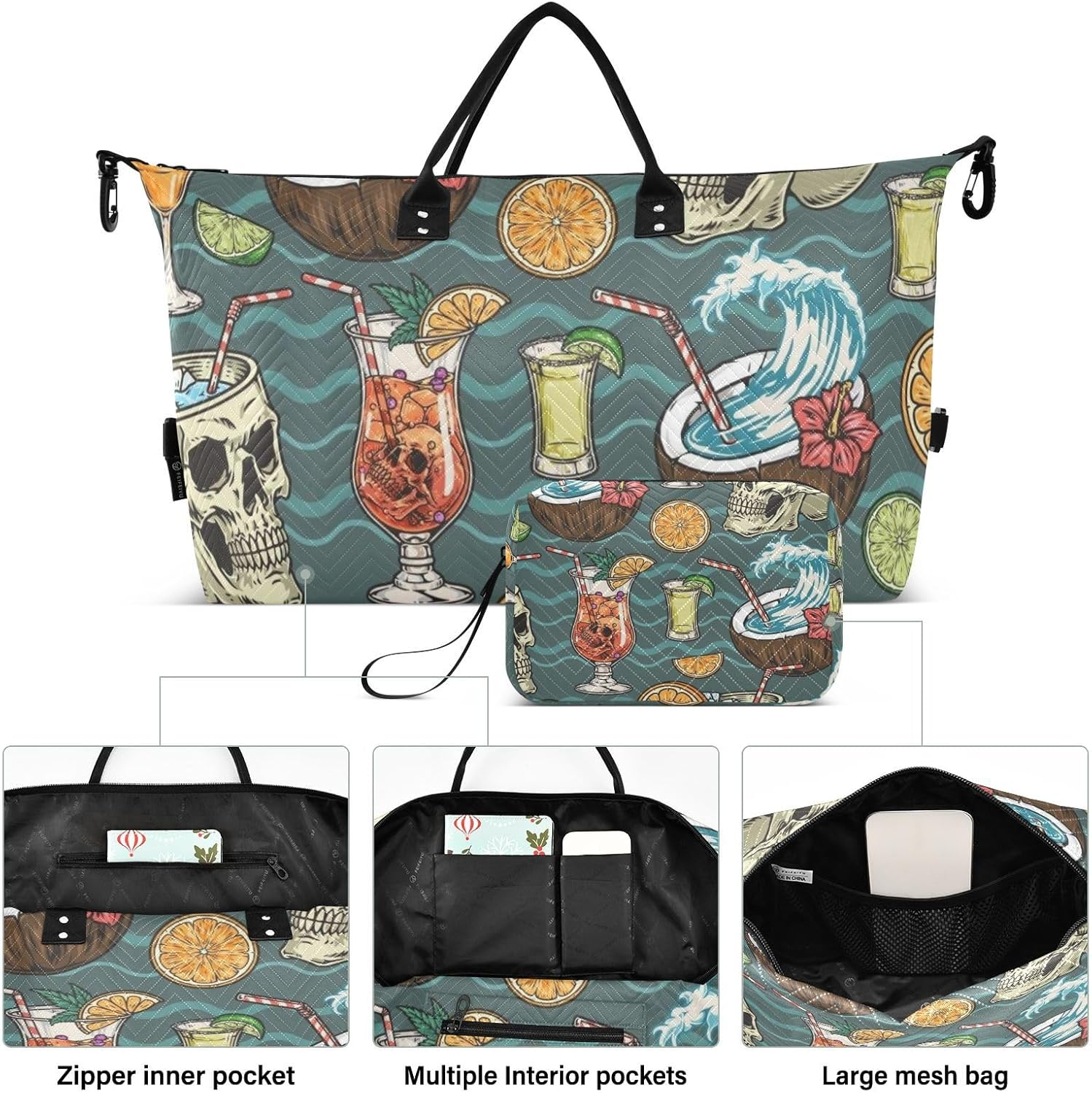 Istockphoto-1470045678-1024X1024 Duffel Bags Travel Weekender Gear Bag Gym Bag with Toiletry Bag for Hiking Waterproof, Istockphoto-1470045678-1024X1024, 1 Size image number 6