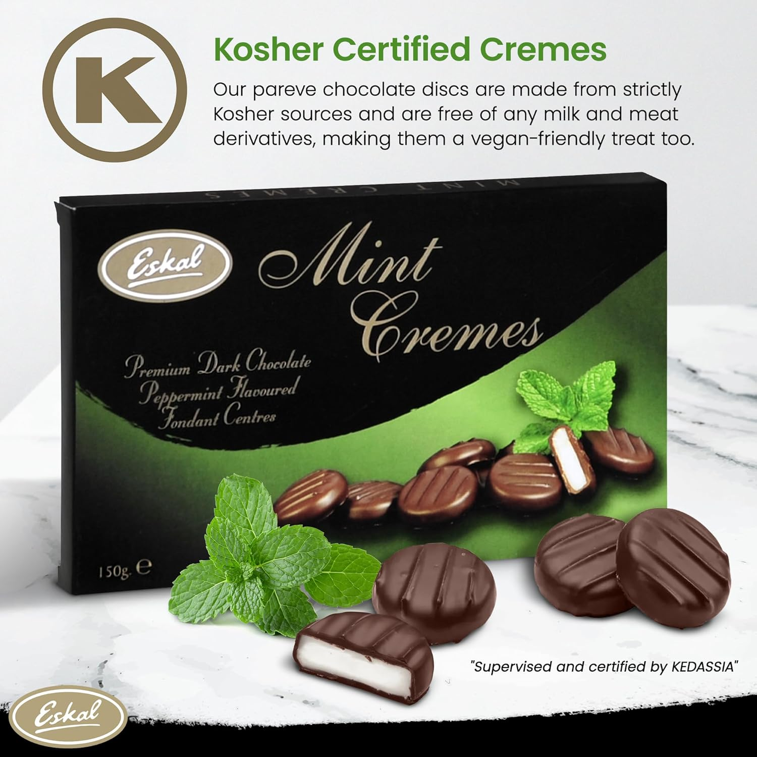 Eskal Mint Cremes Gift Box 150 G image number 4