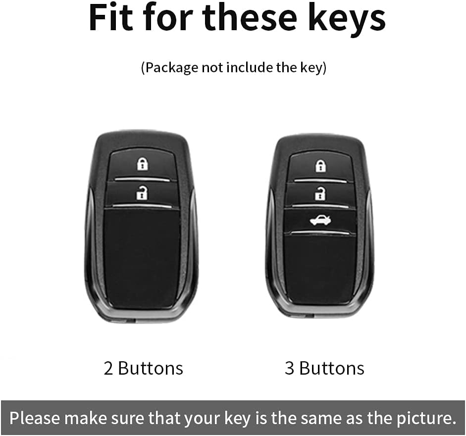 Ontto Tie-Dye TPU Car Key Fob Cover Fit for Toyota Hilux SW4 Innova Fortuner Crown Land Cruiser Key Case Keyring Keyless Entry Smart Key Holder Keychain Accessories 3 Buttons Pink image number 4