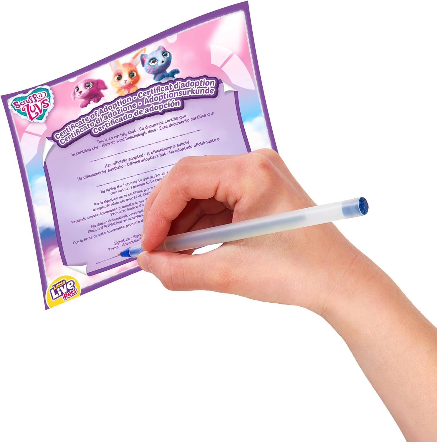 Little Live Pets Scruff a Luvs Neon Pets Mystery Animal Reveal. Wash, Groom and Rescue a Cute Neon Colored Plush Pet. Styles May Vary. Who Will You Rescue? image number 6