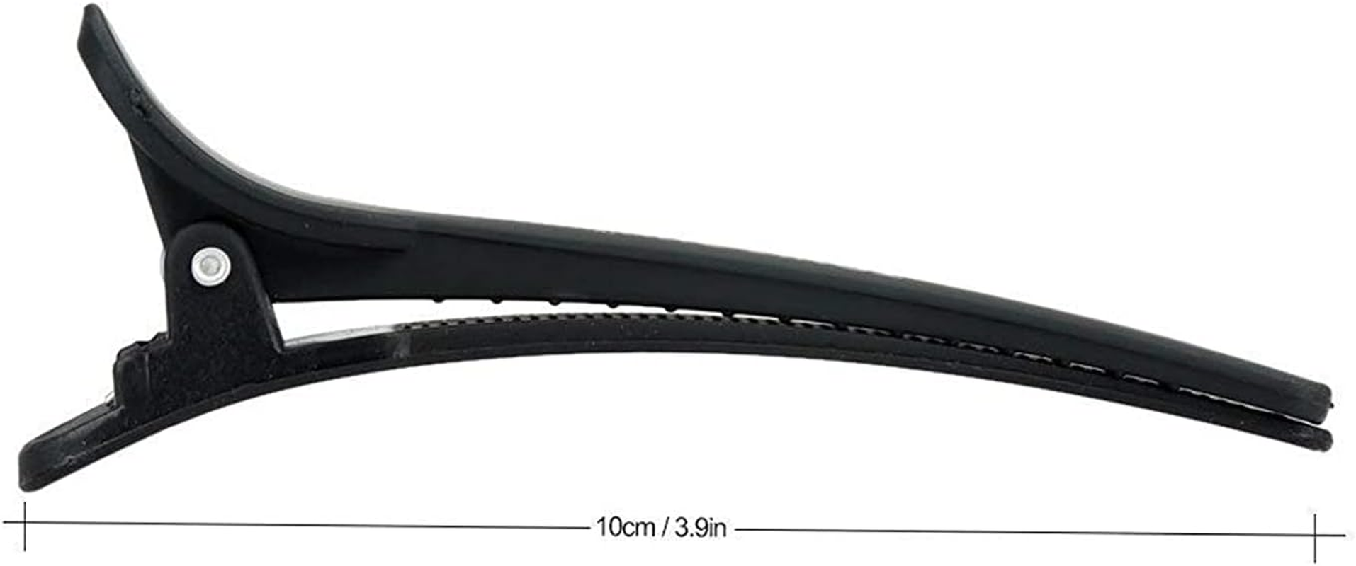 Set of 6 Combi Clips Hair Clips Hair Clips Hair Clip Section Clips Combi Plastic Black image number 2