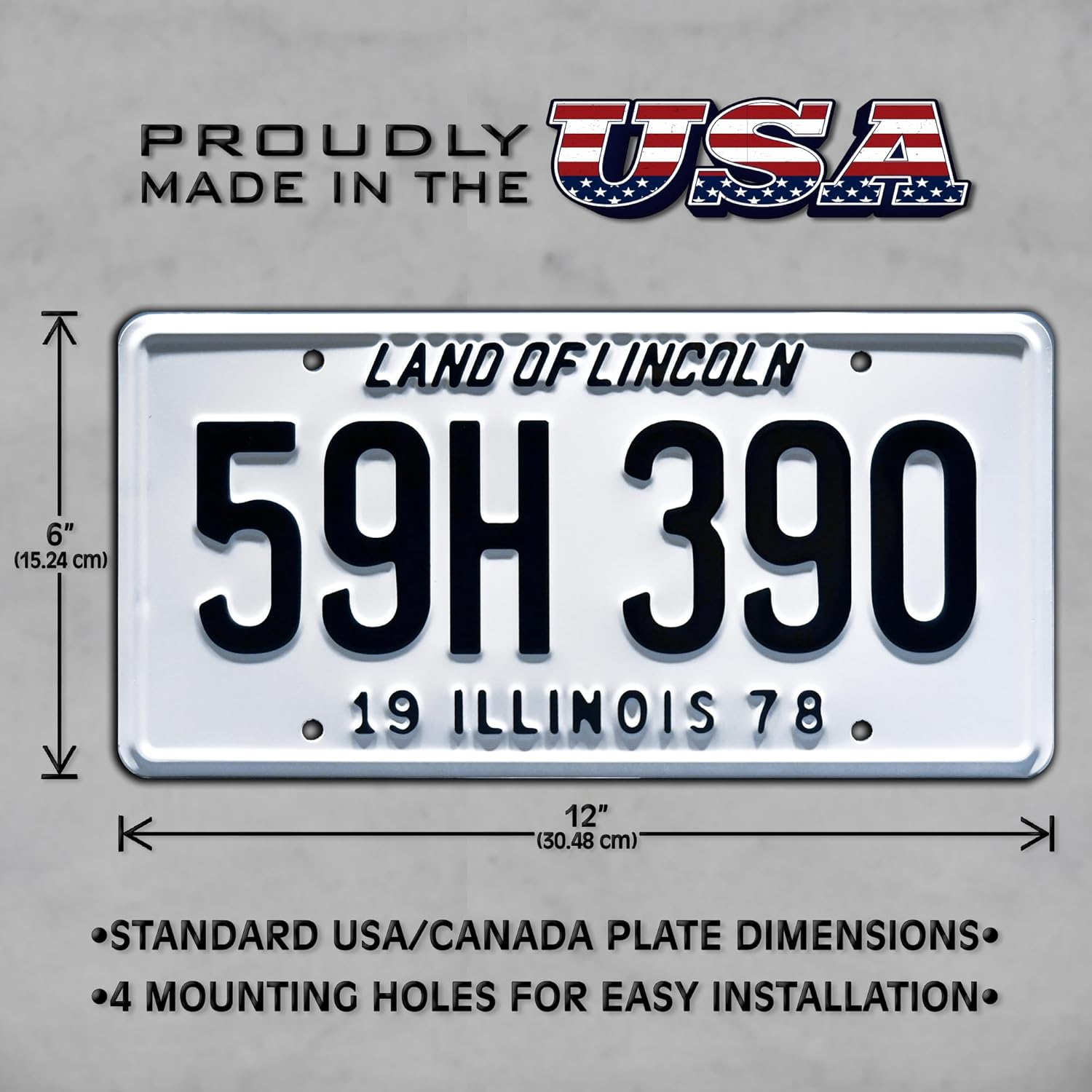 Halloween | 59H 390 | Metal Stamped License Plate image number 4