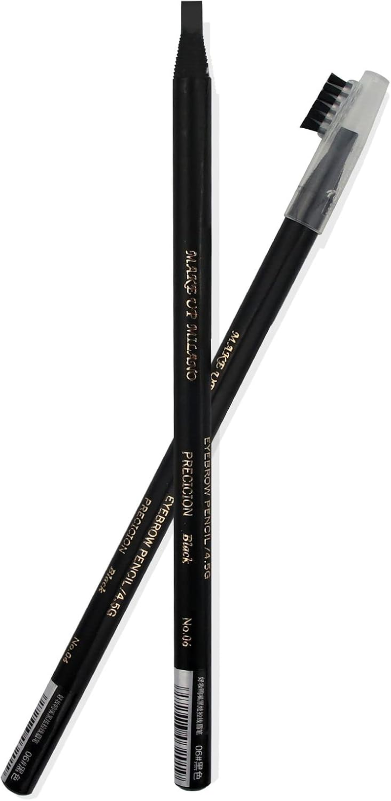 Guapa Microblading Eyebrows Pencil Waterproof Pull Cord Peel-Off Brow Pencil Set for Marking, Filling and Outlining, Tattoo Makeup and Permanent Makeup Eye Brow Liner Beauty (5Pcs, Black) image number 6