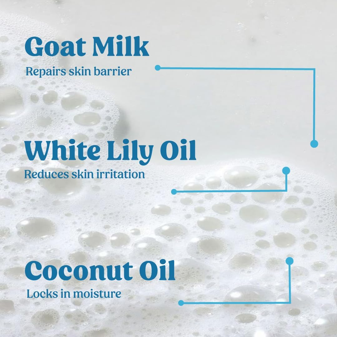 Vilvah Store Moisturising Body Wash (Goatmilk & Vanilla), 200Ml image number 2