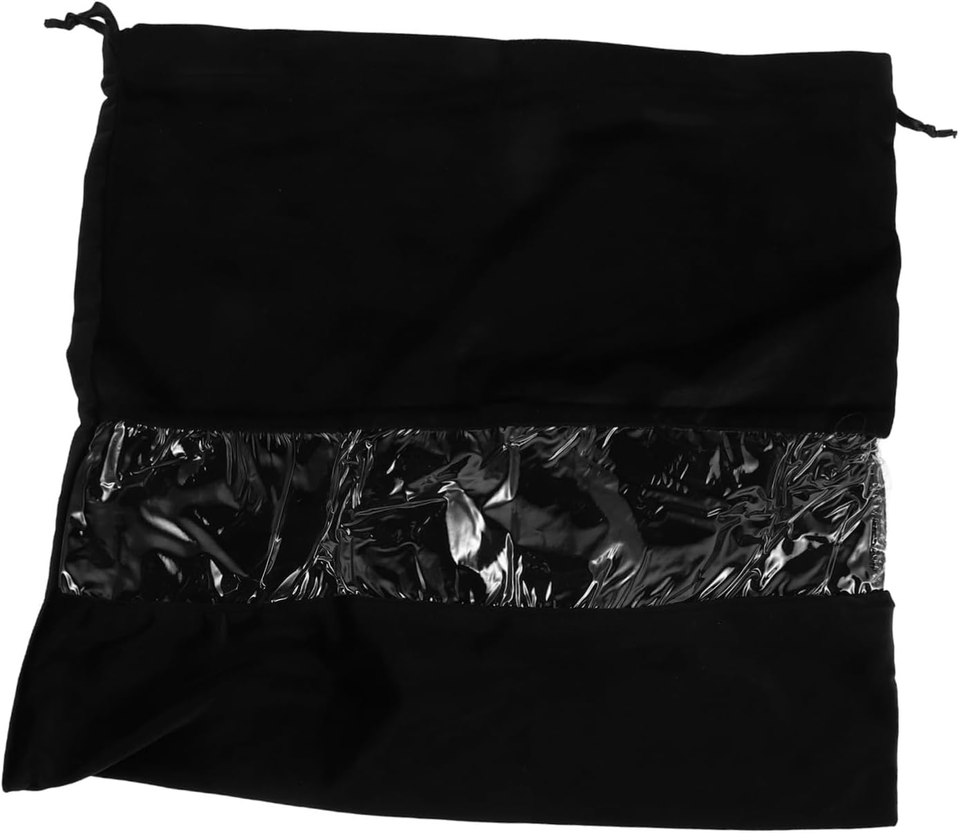 NOLITOY Transparent Travel Hair Dryer Bag with Drawstring Lightweight Dustproof Pouch for Accessories Clothes Makeup Portable Organizer for Identification