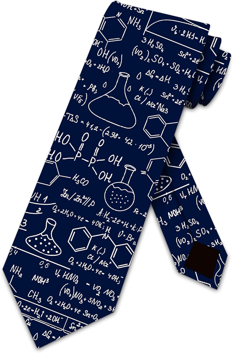 Three Rooker Science Ties Mens Chemistry Equations Necktie
