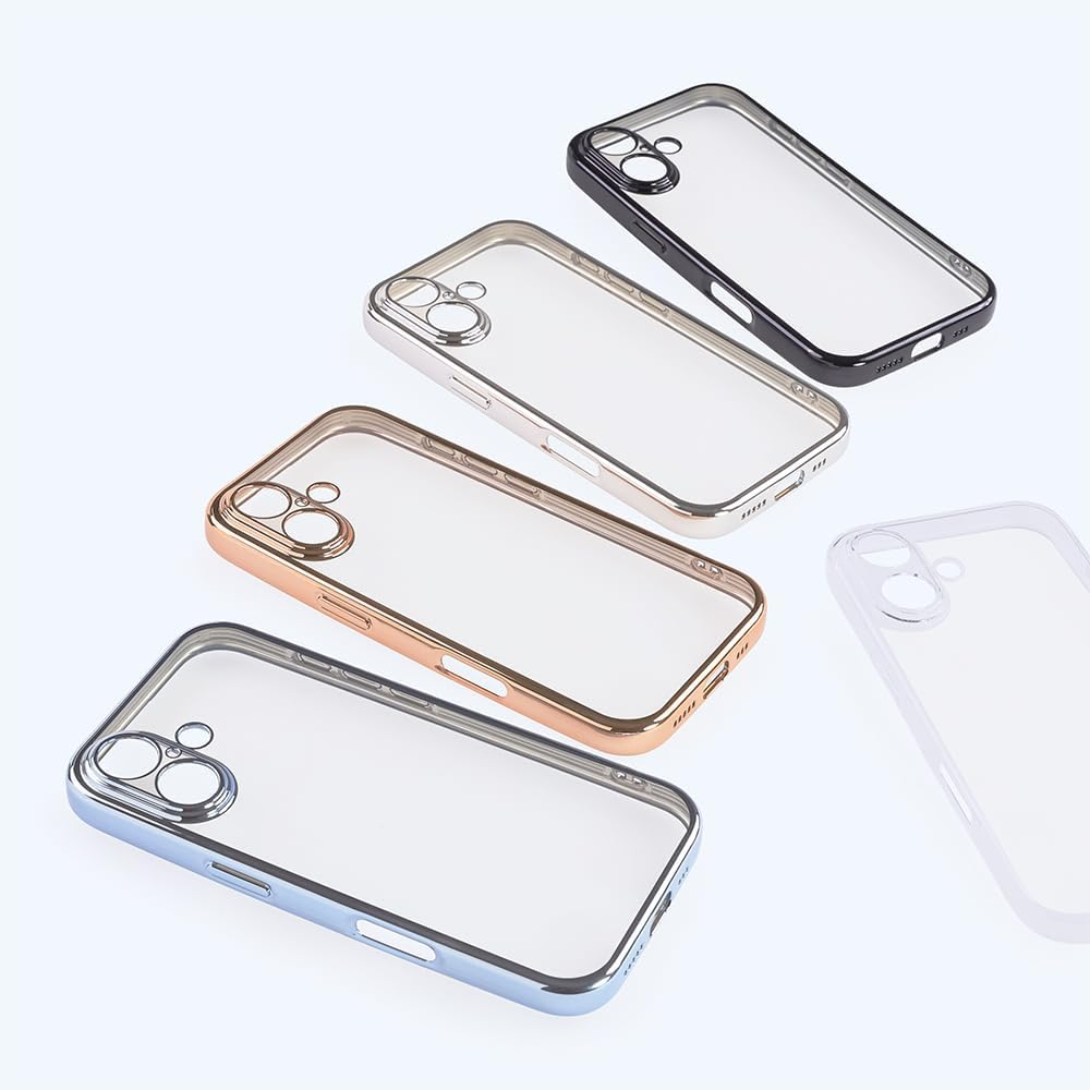 Layout Iphone 17 Case, Clear, Precision Design, Shockproof, Soft Case, Precision Design, Transparent Cover/Clear image number 4