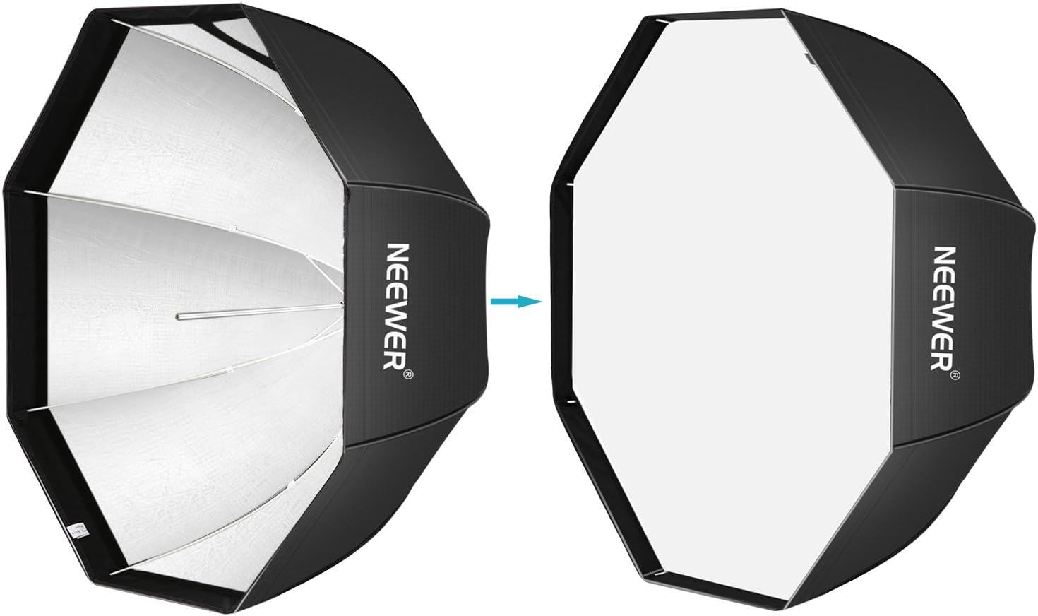 Neewer 32 Inches /80 Centimeters Octagon Softbox Octagonal Speedlite, Studio Flash, Speedlight Umbrella Softbox with Carrying Bag for Portrait or Product Photography.