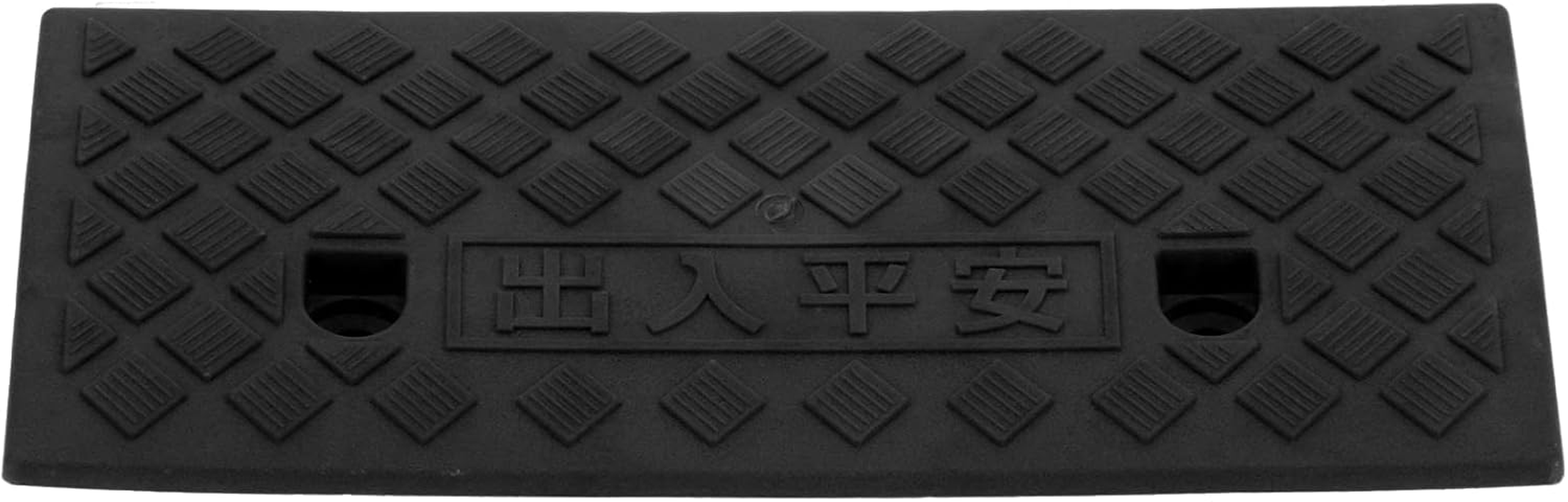 TOPINCN Loading Ramp Textured Surface Portable Threshold Ramp for Car Vehicle Driveway, Easy to Carry from One Place to Another (Black) image number 5