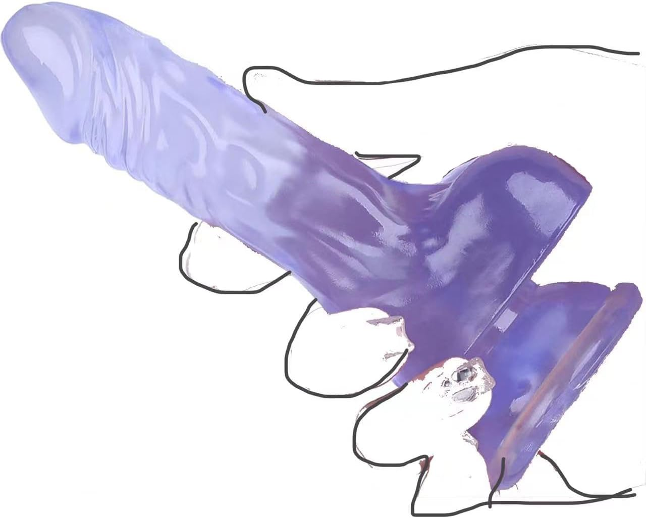 5 Inches Small Realistic Dildo Anal Plug with Powerful Strong Suction Cup, Sex Toys Butt Plug Play for Women/Lesbian, Men/Gay & Couple (Flesh)